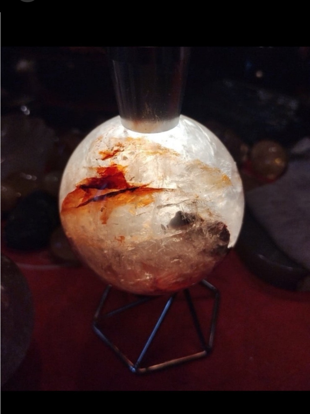 Hematoid Quartz Sphere HQ